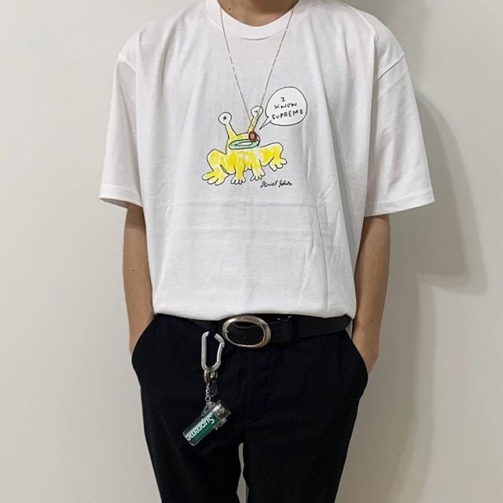 Supreme Daniel Johnston Frog Tee - Palm Angels μπλουζες Bape