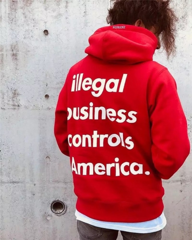 Supreme illegal clearance business hoodie